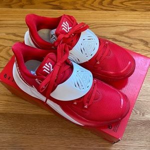 Nike Kyrie 3 Basketball Sneakers Women’s Size 9.5 Men’s Size 8 Red and White